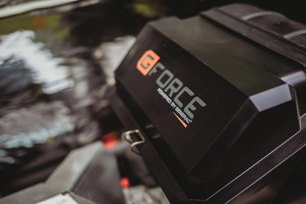 Close-up of G-Force engine by Generac